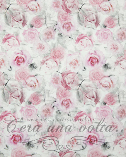 Tessuto Shabby fantasia provenzale Rose