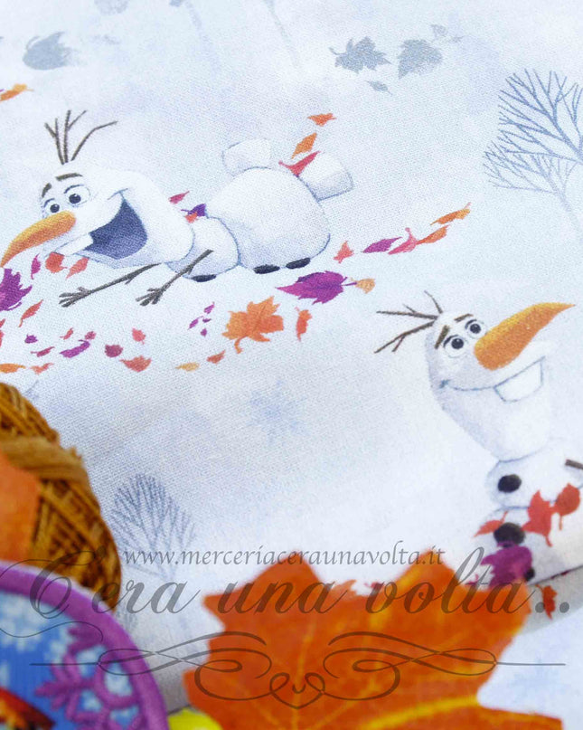 Tessuto Olaf Frozen