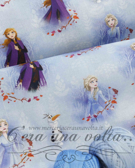 Tessuto Principesse Elsa e  Anna