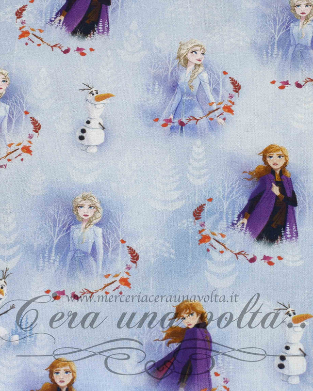 Tessuto Principesse Elsa e  Anna
