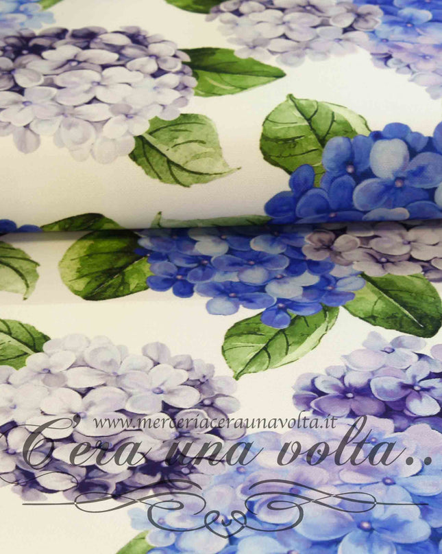 Tessuto antimacchia Ortensie