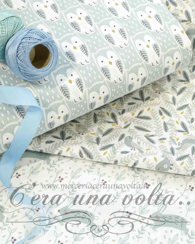 Tessuto in cotone Woodland