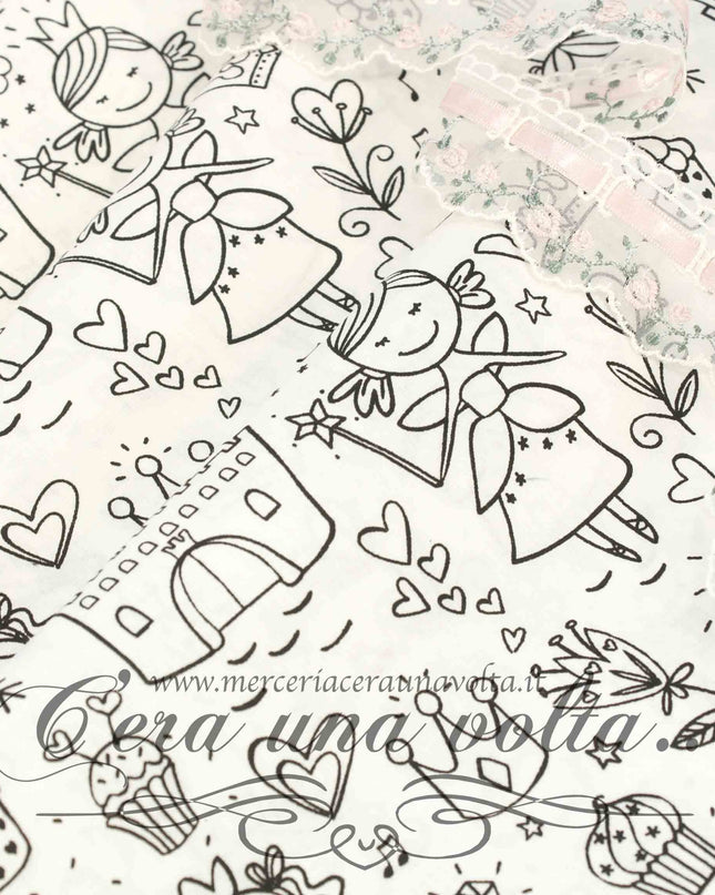 Tessuto in cotone da colorare