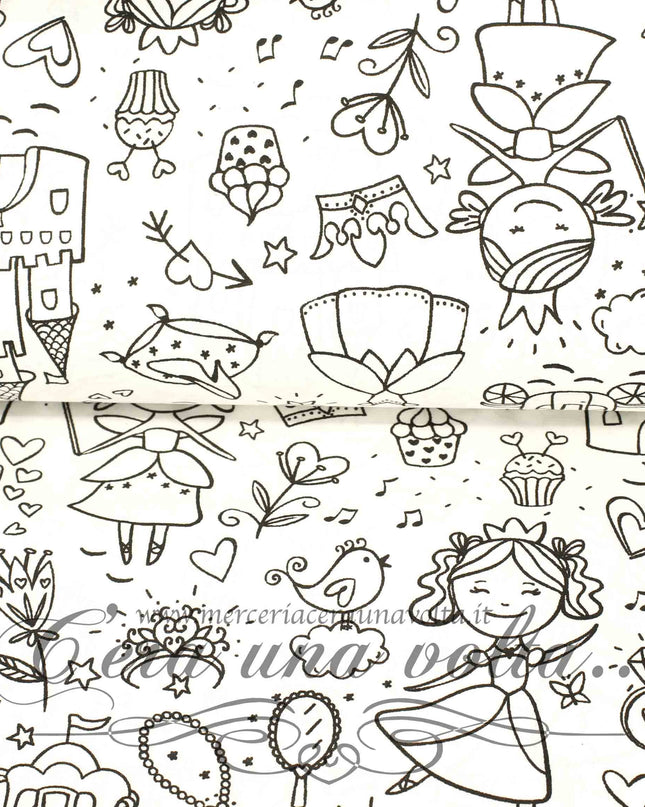 Tessuto in cotone da colorare