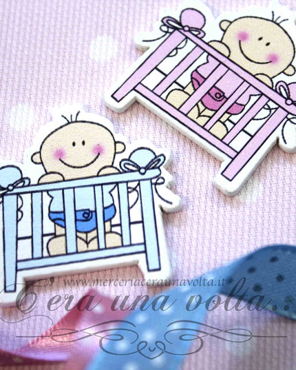 Bottoni in legno baby