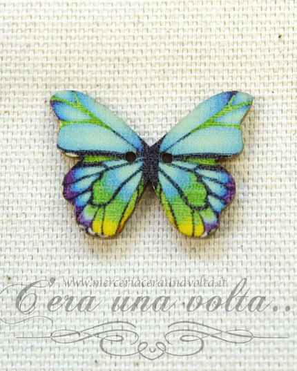 Set 3 pz Bottoni Butterflies
