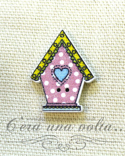 Set 3 pz Bottoni Little Houses