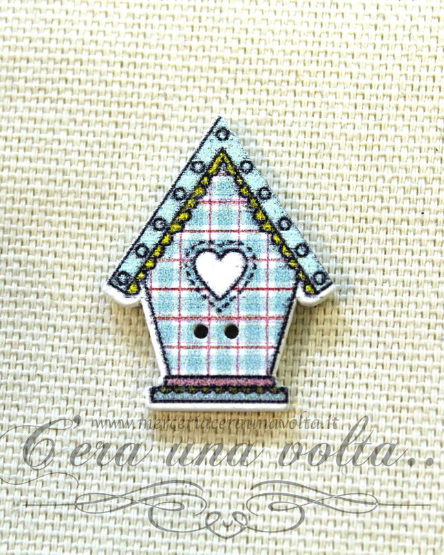 Set 3 pz Bottoni Little Houses