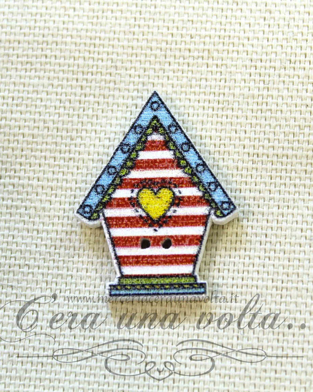 Set 3 pz Bottoni Little Houses