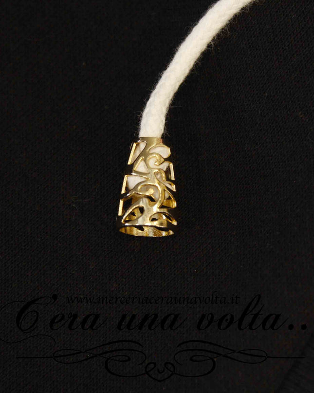 Coppette copri nodo serigrafate Oro