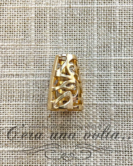 Coppette copri nodo serigrafate Oro