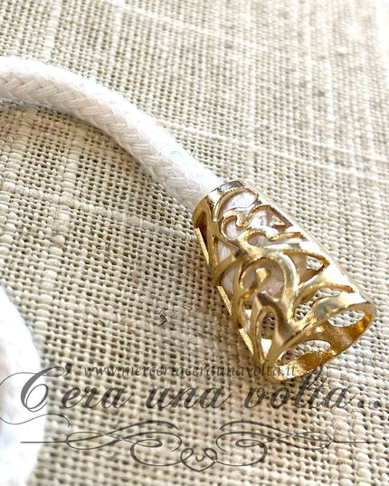 Coppette copri nodo serigrafate Oro