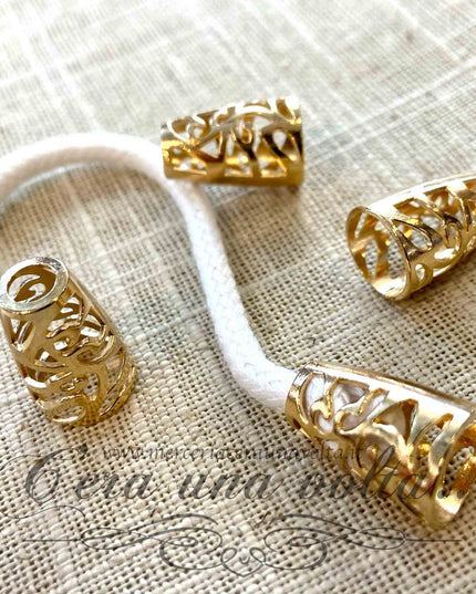 Coppette copri nodo serigrafate Oro