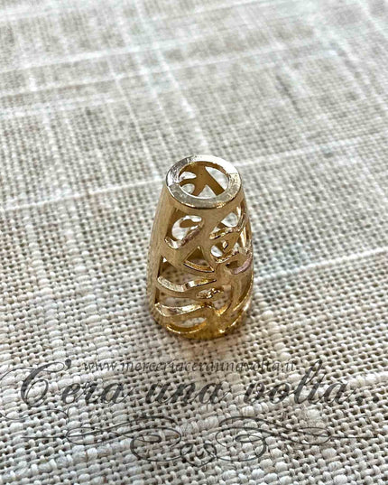 Coppette copri nodo serigrafate Oro