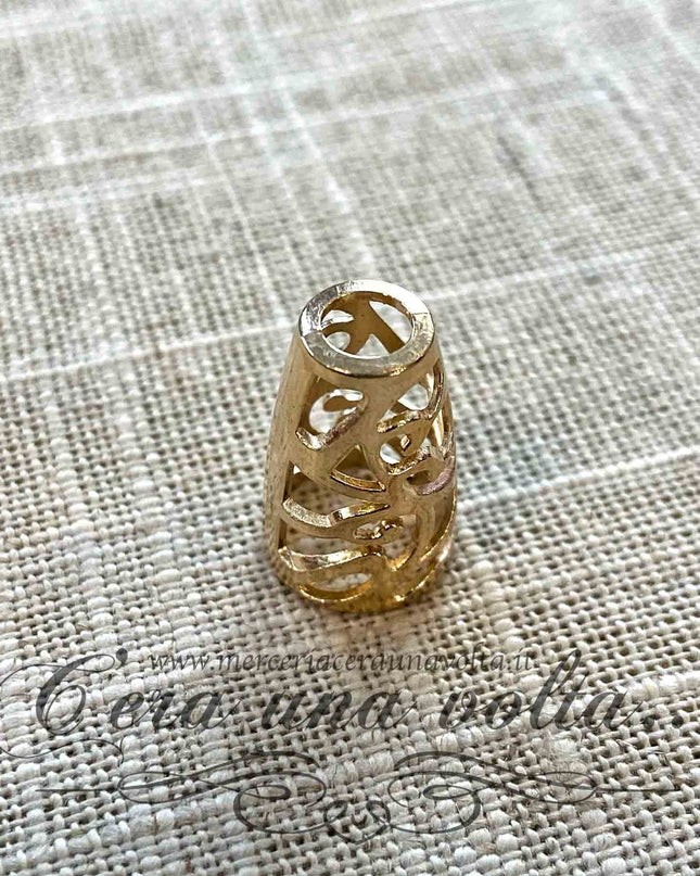 Coppette copri nodo serigrafate Oro