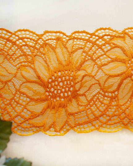 Pizzo tramezzo Sunflowers elasticizzato