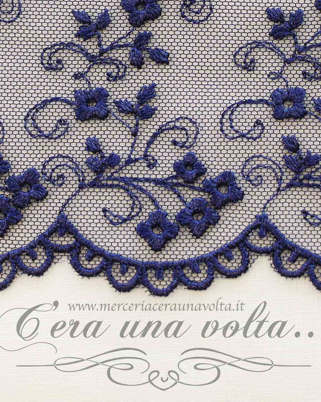 Pizzo in tulle H 9 cm