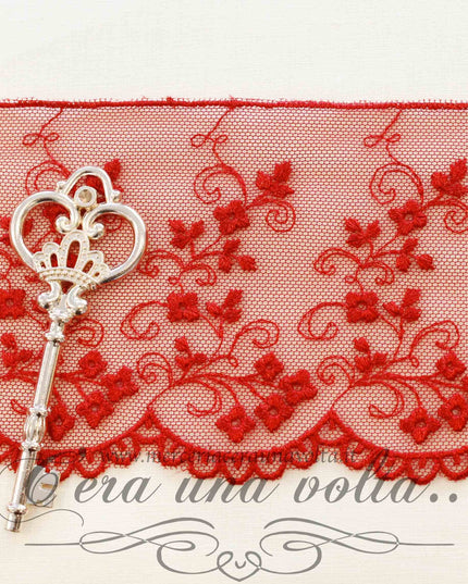 Pizzo in tulle H 9 cm