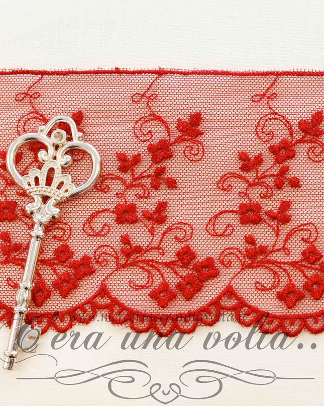 Pizzo in tulle H 9 cm