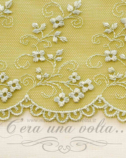 Pizzo in tulle H 9 cm