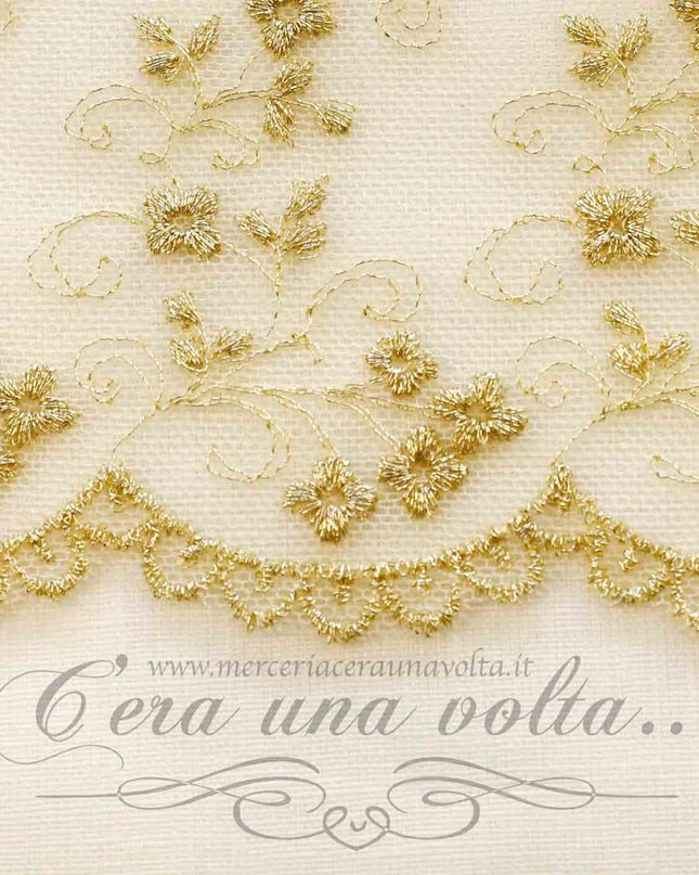 Pizzo in tulle H 9 cm