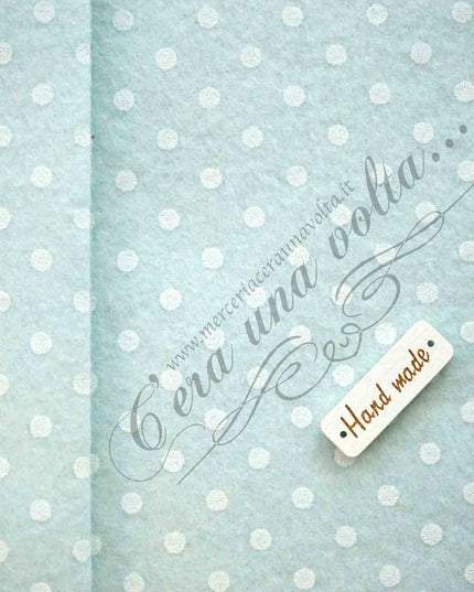 90 x 50cm Pannolenci stampato a pois