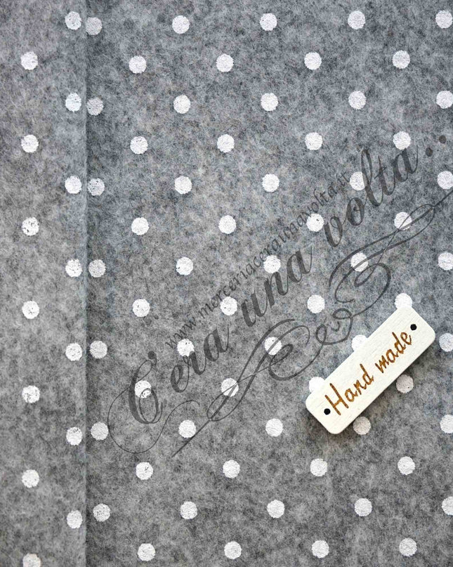 90 x 50cm Pannolenci stampato a pois