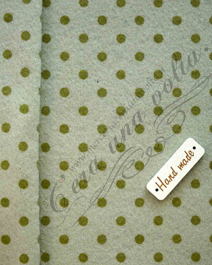 90 x 50cm Pannolenci stampato a pois