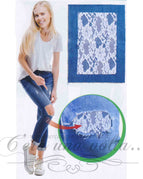 Bianco / Jeans scoloriti