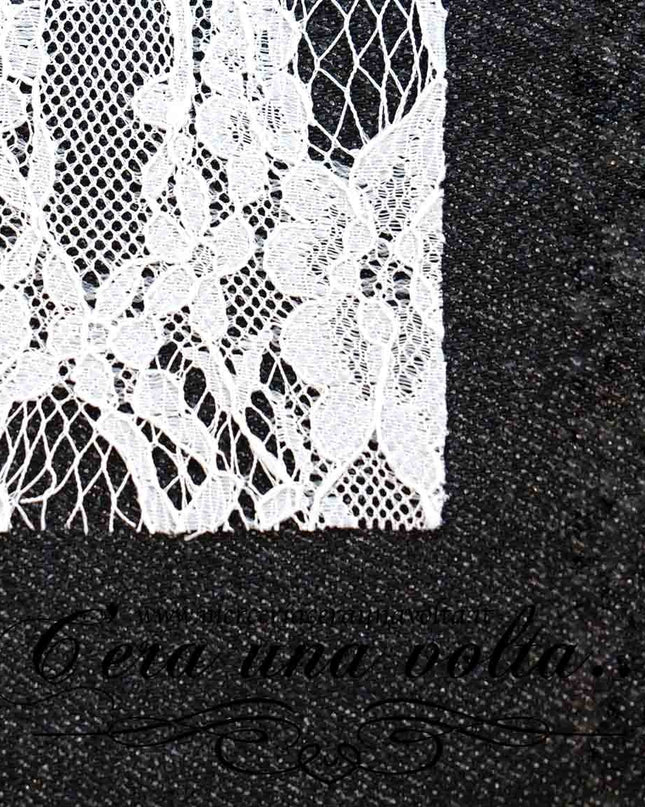 Saldastrappi in Jeans con pizzo