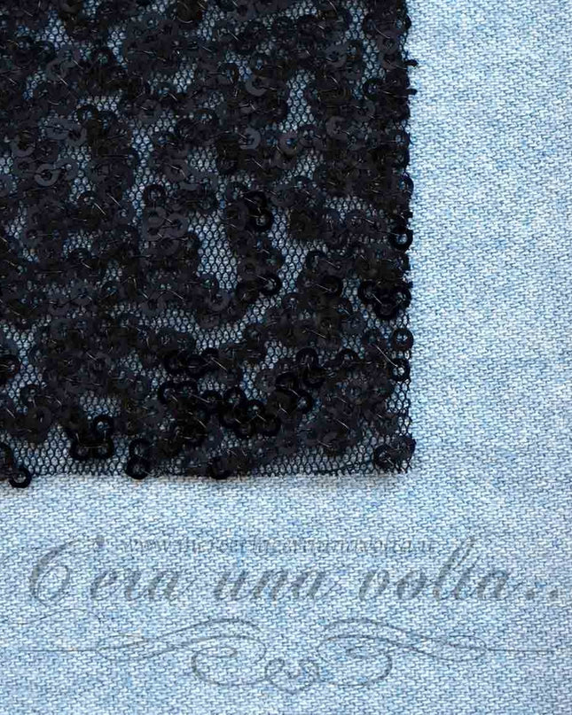 Saldastrappi in Jeans con paillettes