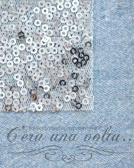 Saldastrappi in Jeans con paillettes