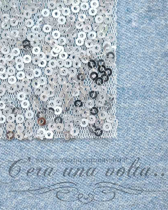 Saldastrappi in Jeans con paillettes