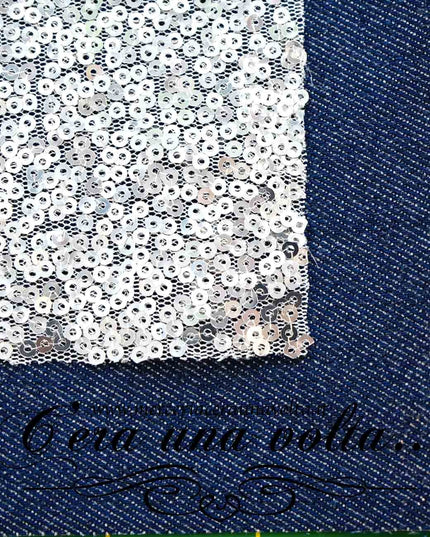 Saldastrappi in Jeans con paillettes