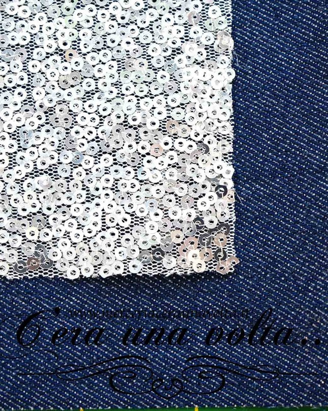 Saldastrappi in Jeans con paillettes