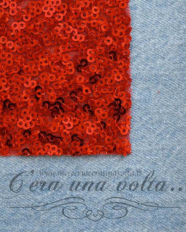 Saldastrappi in Jeans con paillettes