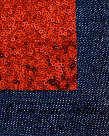 Saldastrappi in Jeans con paillettes