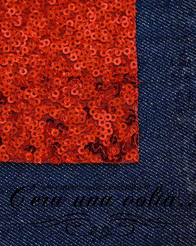 Saldastrappi in Jeans con paillettes