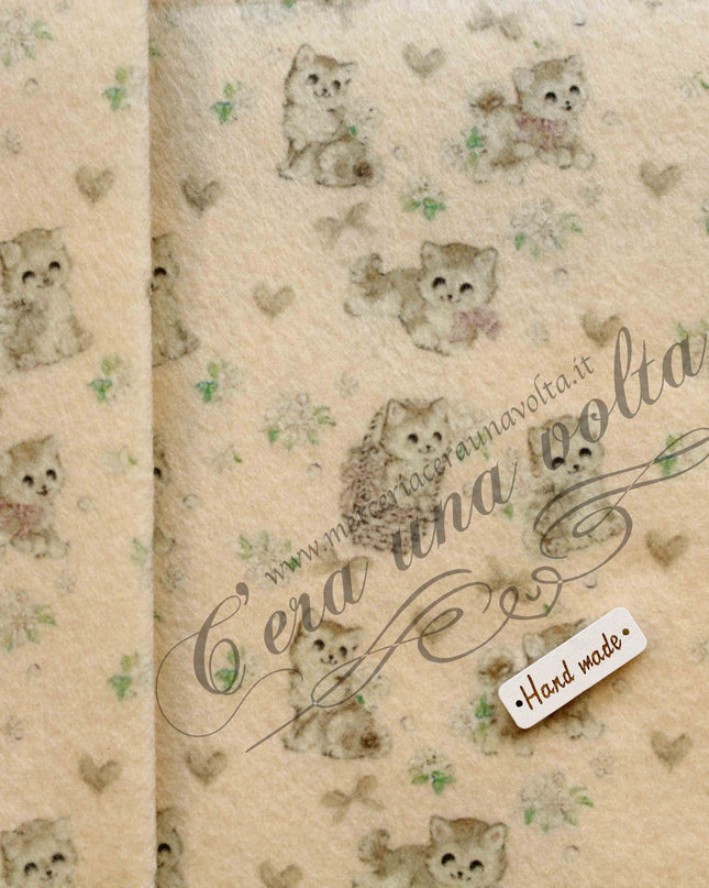 Set fogli assortiti Pannolenci Gattini