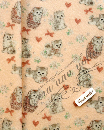 Set fogli assortiti Pannolenci Gattini