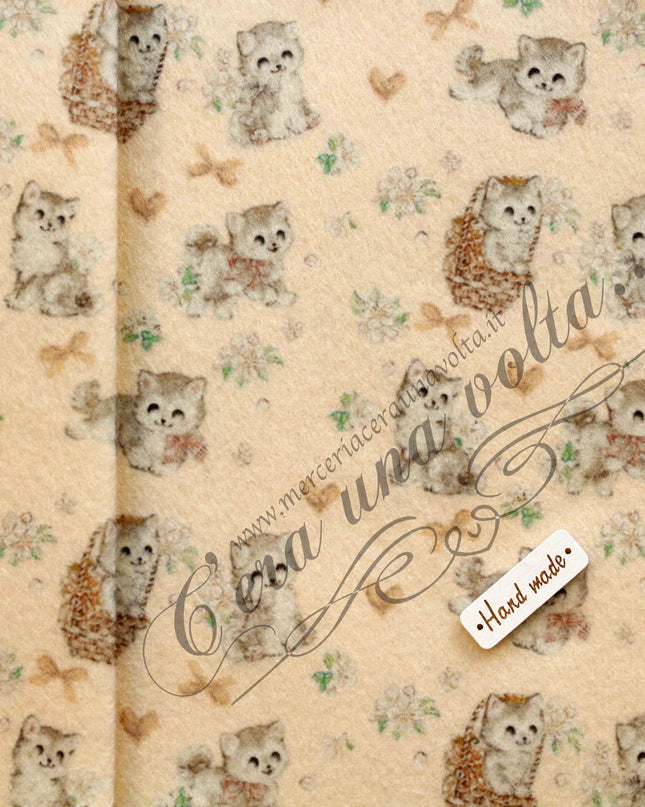 Set fogli assortiti Pannolenci Gattini