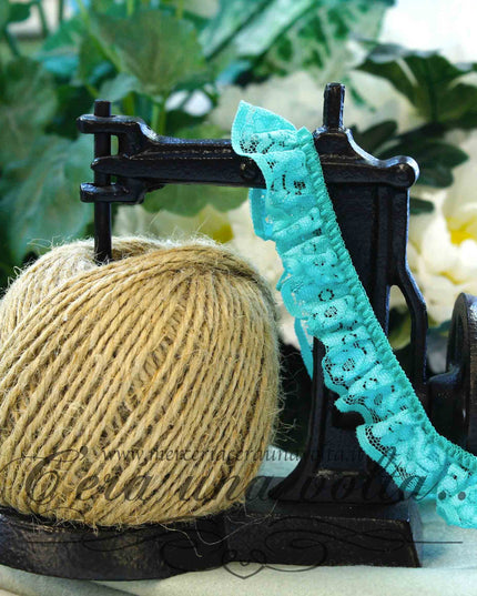 Pizzo elasticizzato colorato