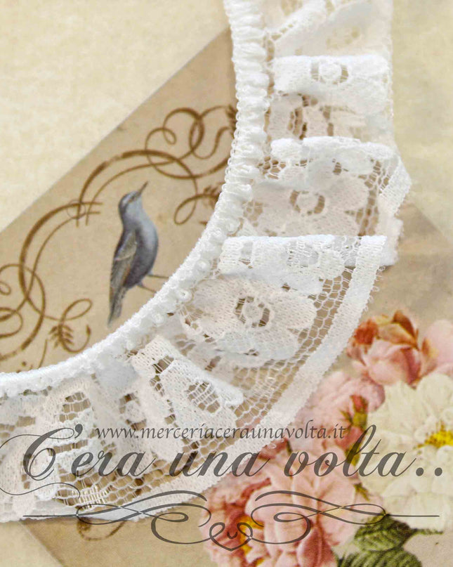 Pizzo elasticizzato colorato