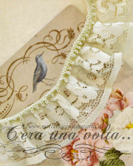 Pizzo elasticizzato colorato