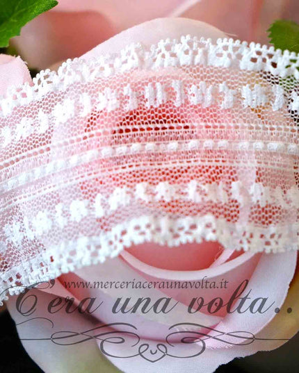 Pizzo tramezzo elasticizzato Romantic
