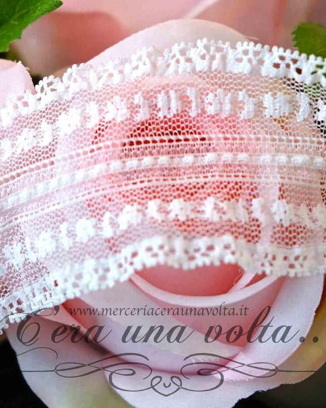 Pizzo tramezzo elasticizzato Romantic