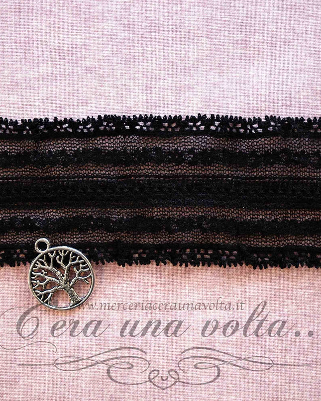Pizzo tramezzo elasticizzato Romantic