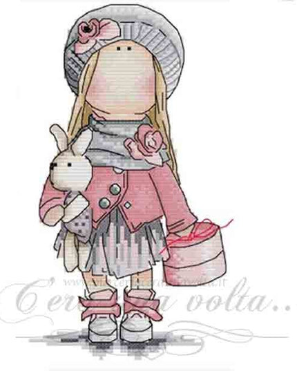 Kit punto croce Little Girl
