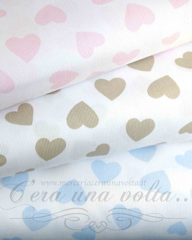 Piquet in cotone Cuori