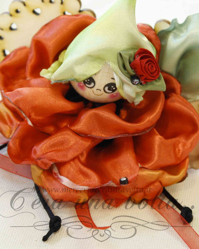 Faccine in legno già dipinte cm 3